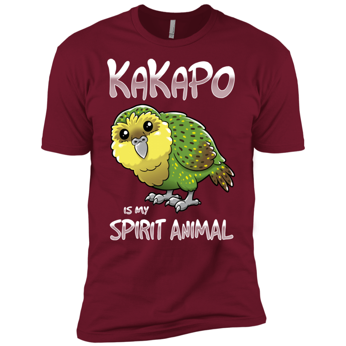 T-Shirts Cardinal / X-Small Kakapo Spirit Animal Men's Premium T-Shirt