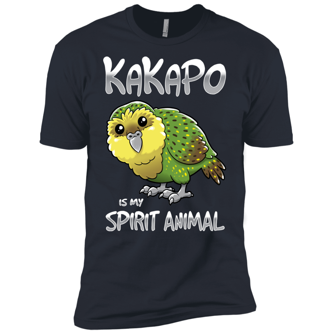 T-Shirts Indigo / X-Small Kakapo Spirit Animal Men's Premium T-Shirt