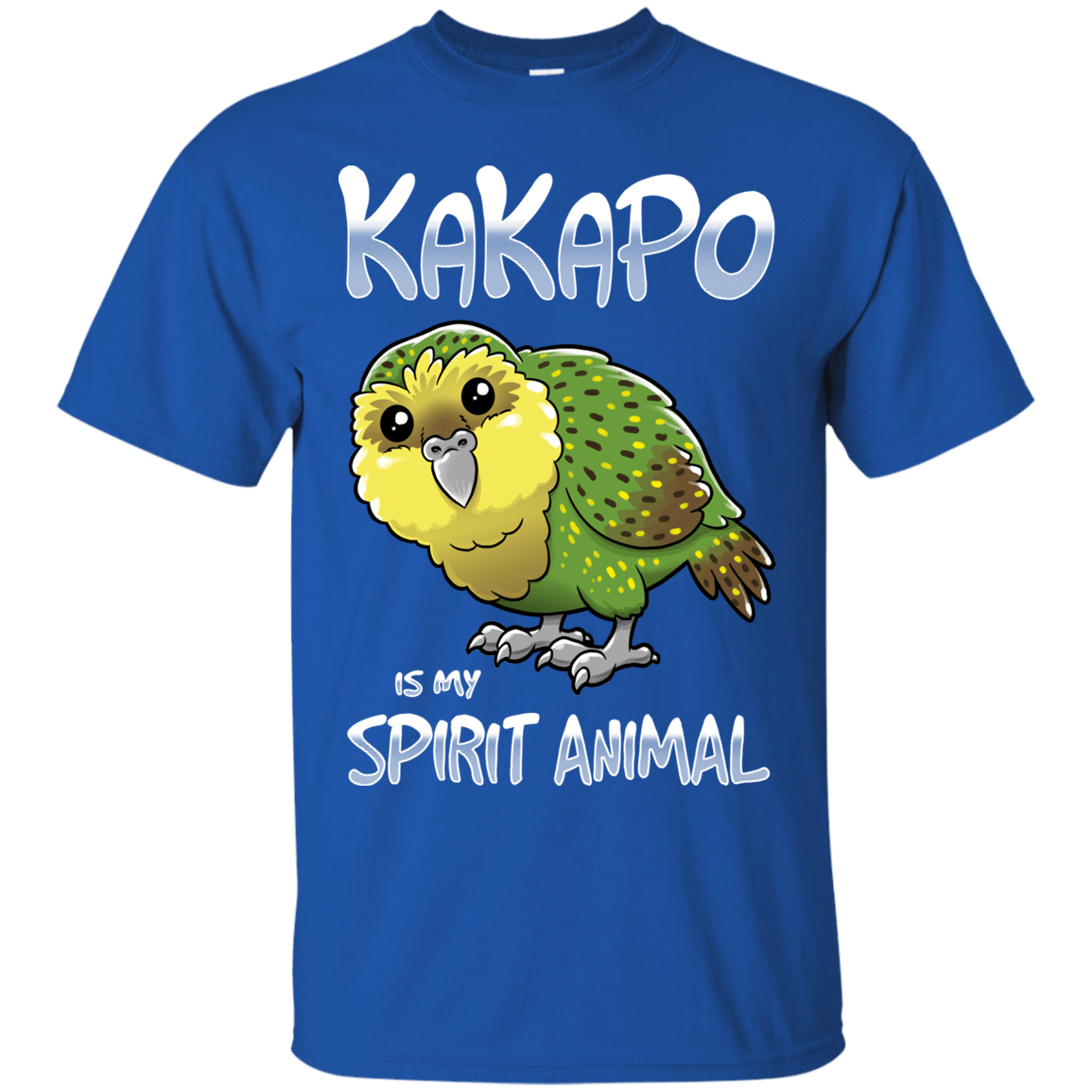 T-Shirts Royal / S Kakapo Spirit Animal T-Shirt