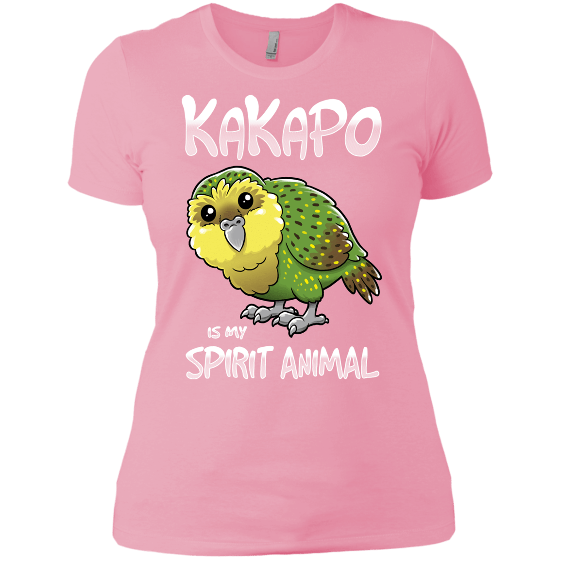 T-Shirts Light Pink / X-Small Kakapo Spirit Animal Women's Premium T-Shirt