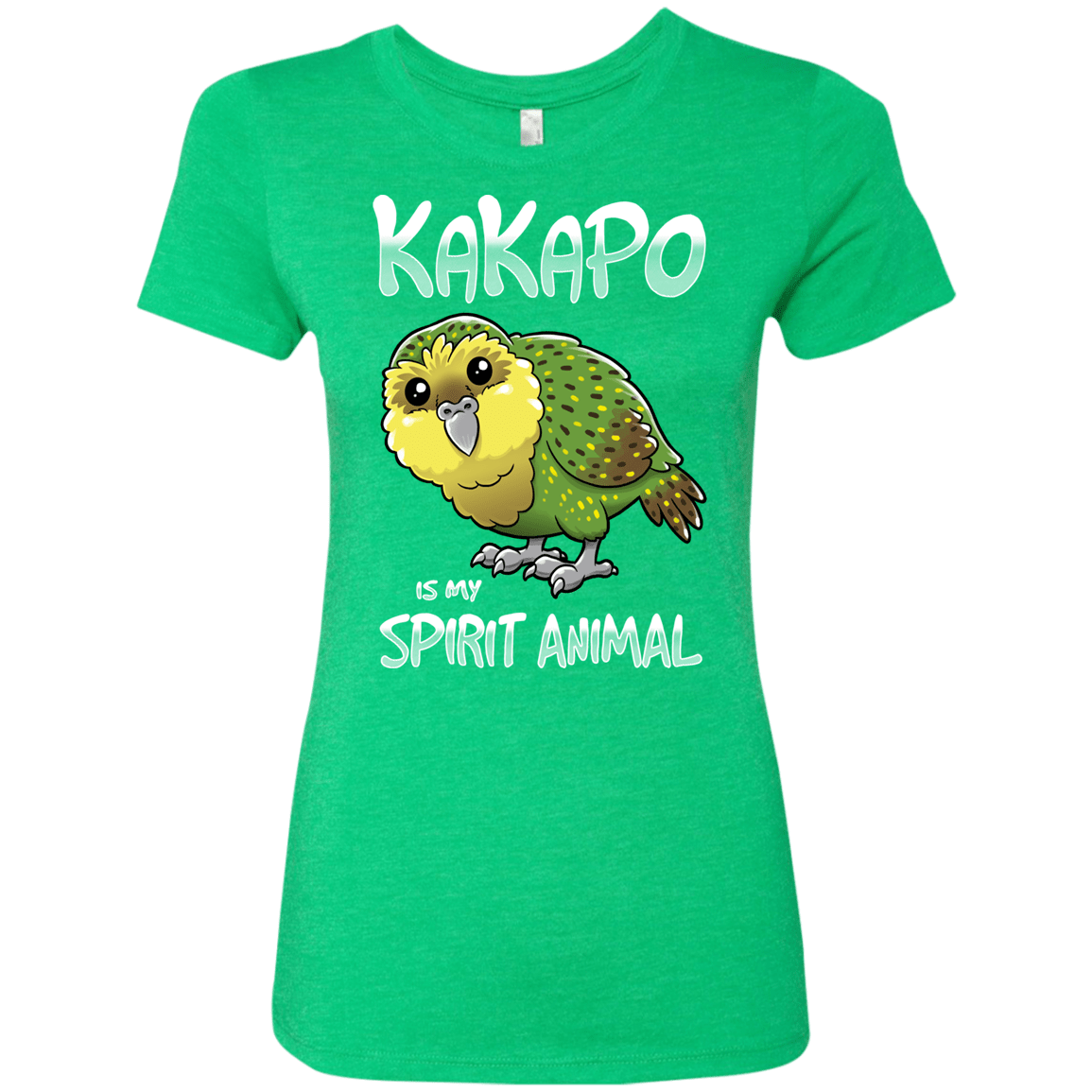 T-Shirts Envy / S Kakapo Spirit Animal Women's Triblend T-Shirt