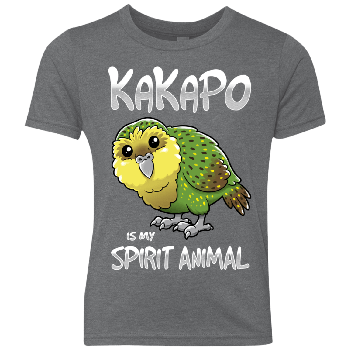 T-Shirts Premium Heather / YXS Kakapo Spirit Animal Youth Triblend T-Shirt
