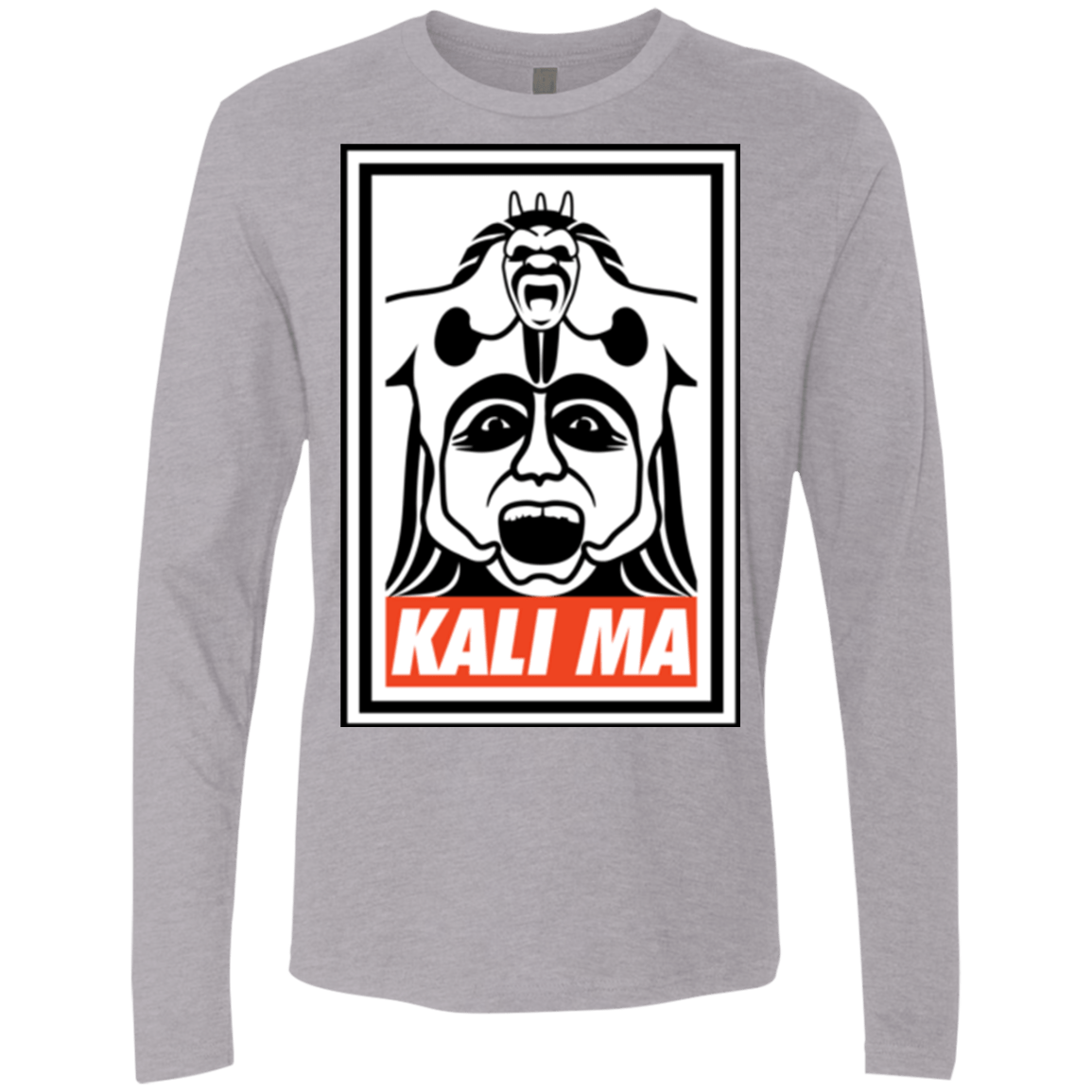 T-Shirts Heather Grey / Small Kali Ma Men's Premium Long Sleeve