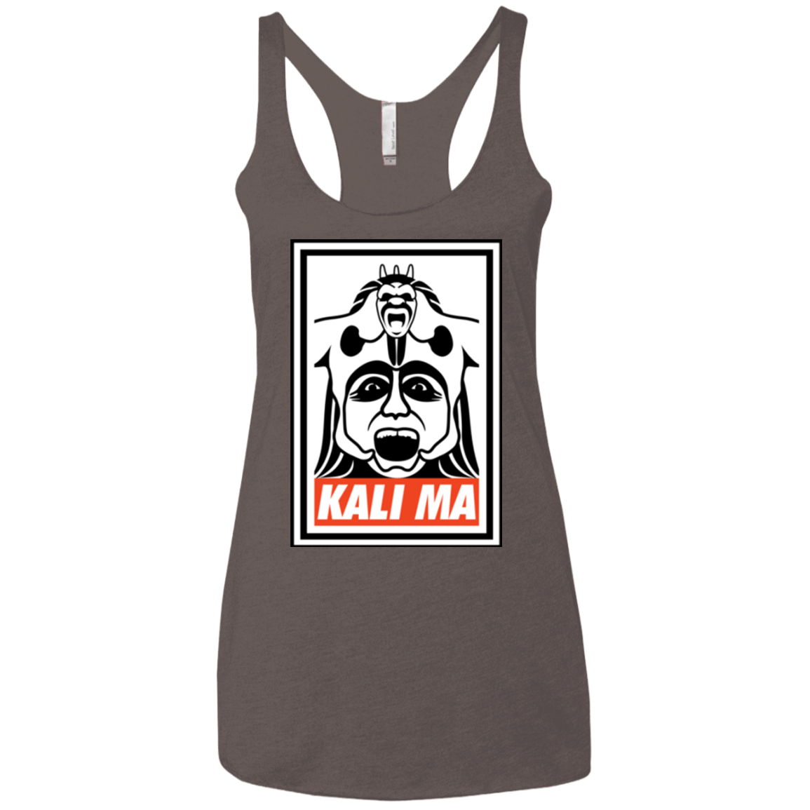 T-Shirts Macchiato / X-Small Kali Ma Women's Triblend Racerback Tank