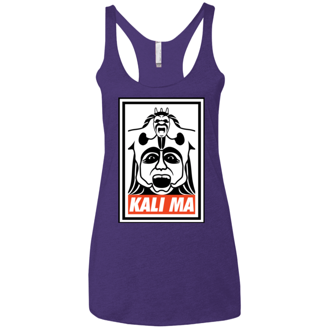 T-Shirts Purple / X-Small Kali Ma Women's Triblend Racerback Tank