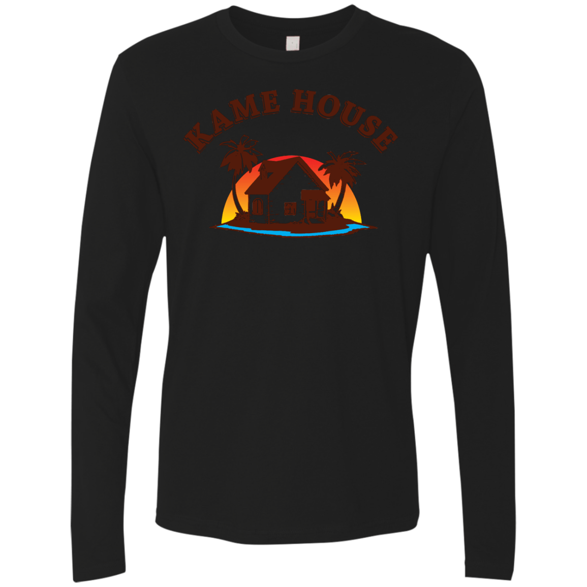 T-Shirts Black / S Kame House Men's Premium Long Sleeve