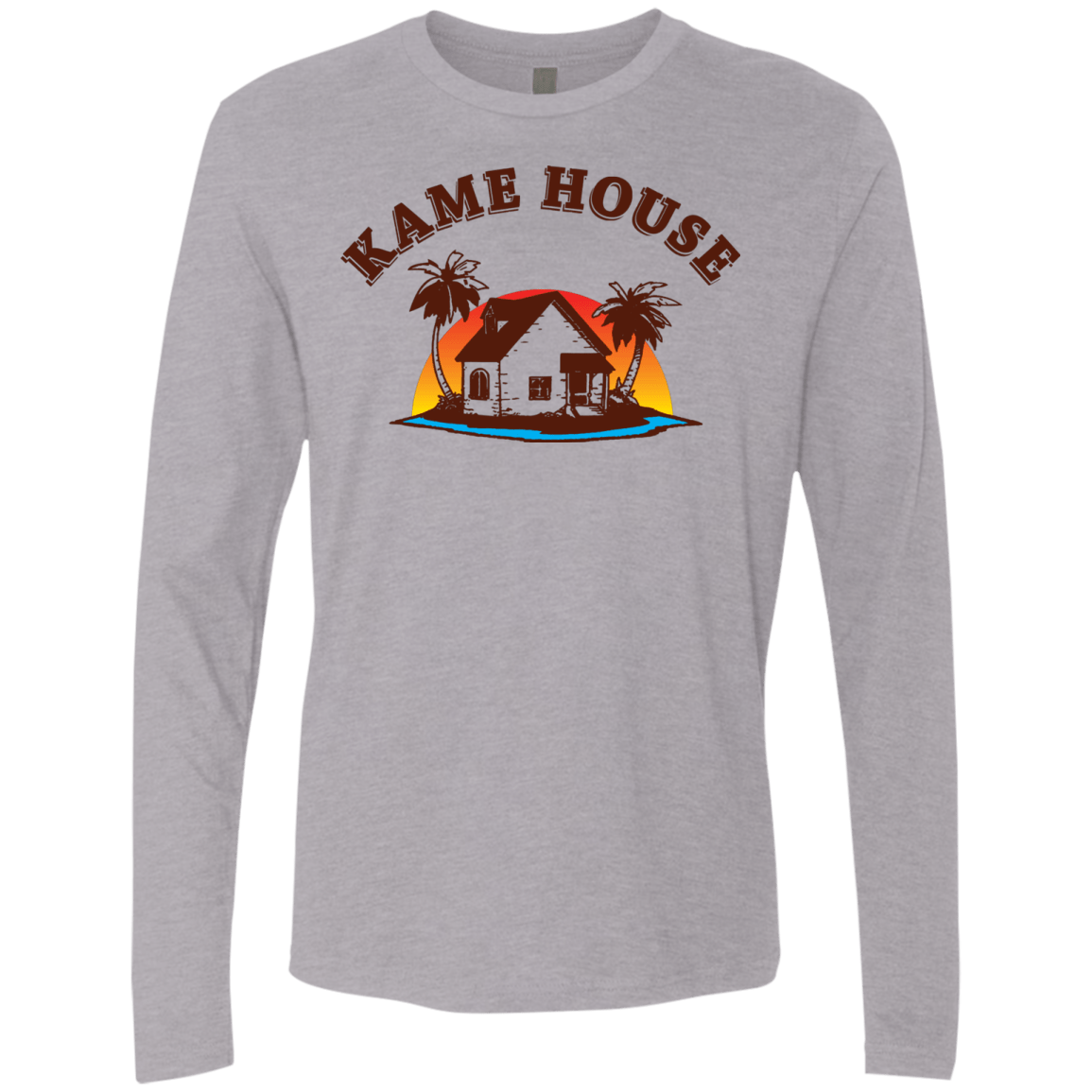 T-Shirts Heather Grey / S Kame House Men's Premium Long Sleeve