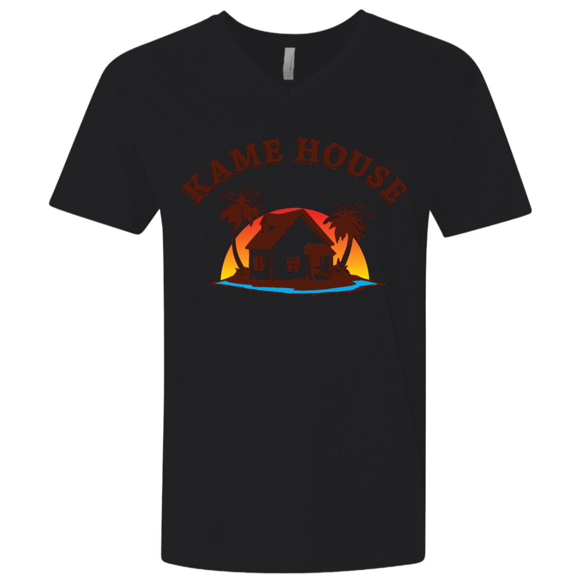 T-Shirts Black / X-Small Kame House Men's Premium V-Neck