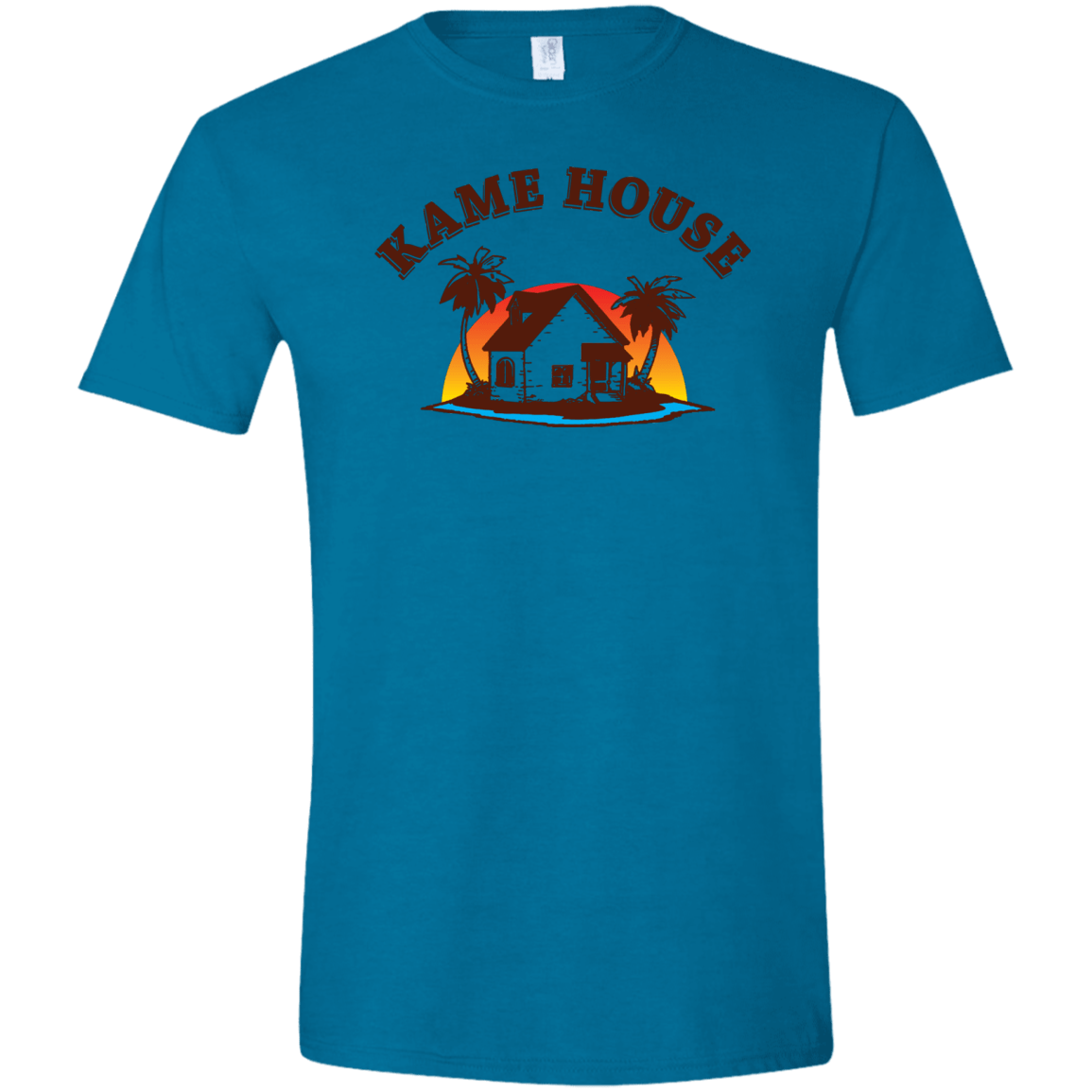 T-Shirts Antique Sapphire / S Kame House Men's Semi-Fitted Softstyle