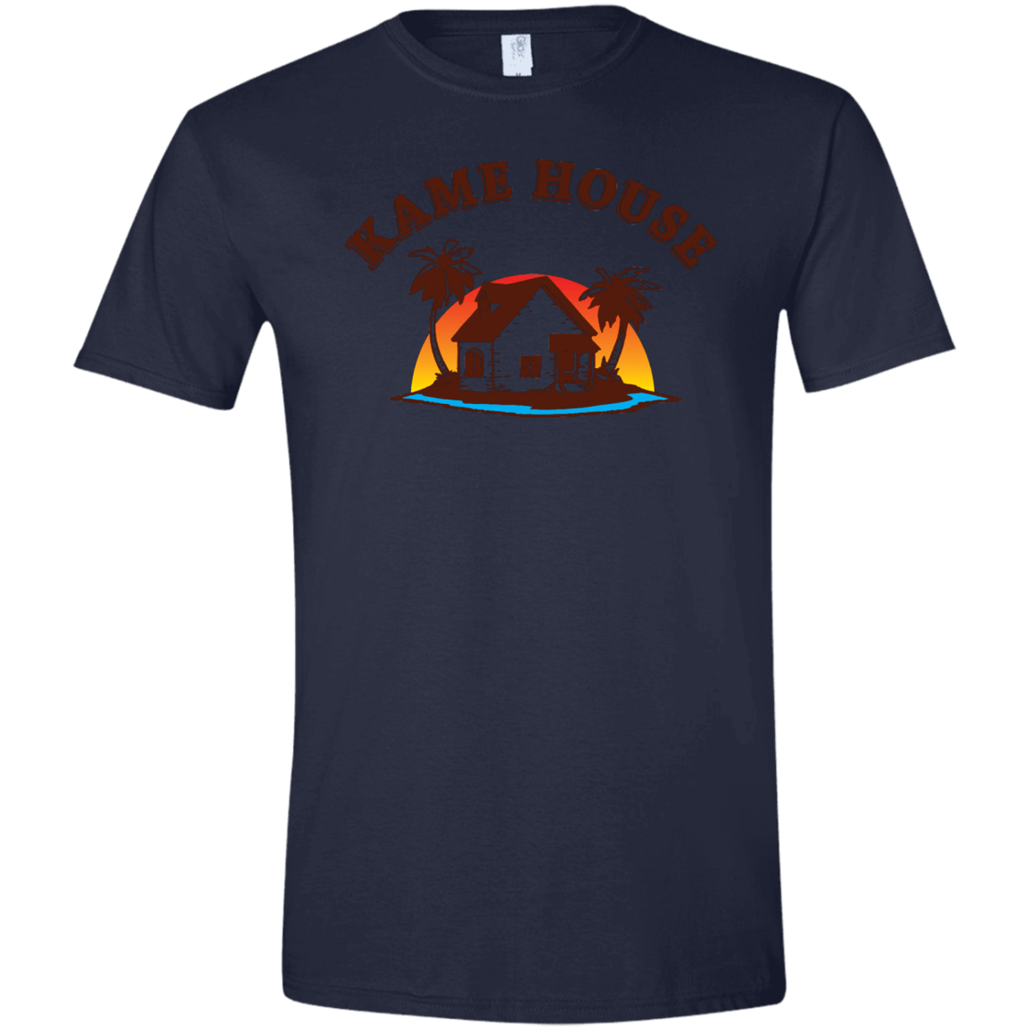 T-Shirts Navy / X-Small Kame House Men's Semi-Fitted Softstyle