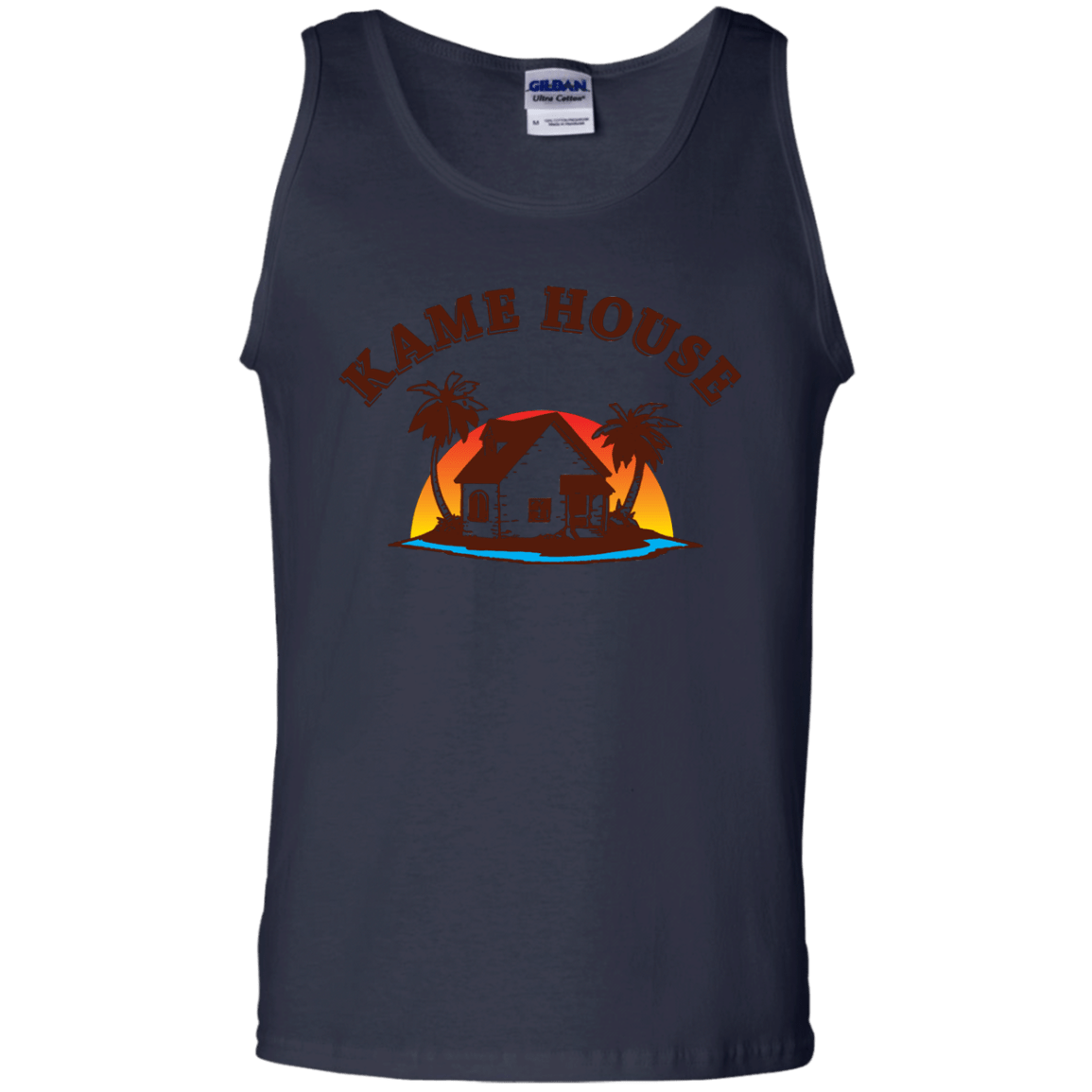 T-Shirts Navy / S Kame House Men's Tank Top