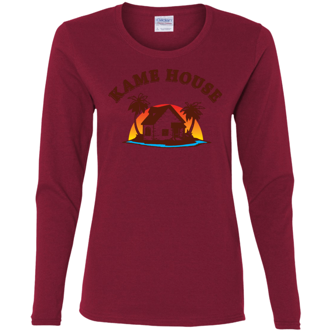 T-Shirts Cardinal / S Kame House Women's Long Sleeve T-Shirt