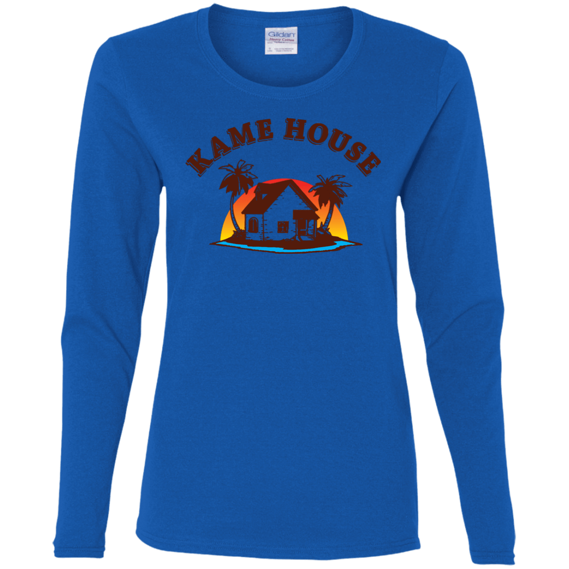 T-Shirts Royal / S Kame House Women's Long Sleeve T-Shirt