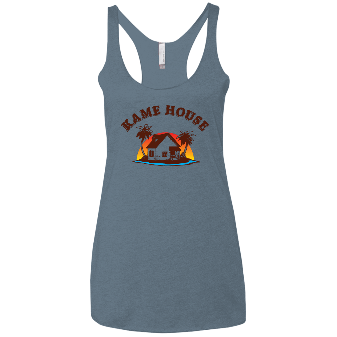 T-Shirts Indigo / X-Small Kame House Women's Triblend Racerback Tank
