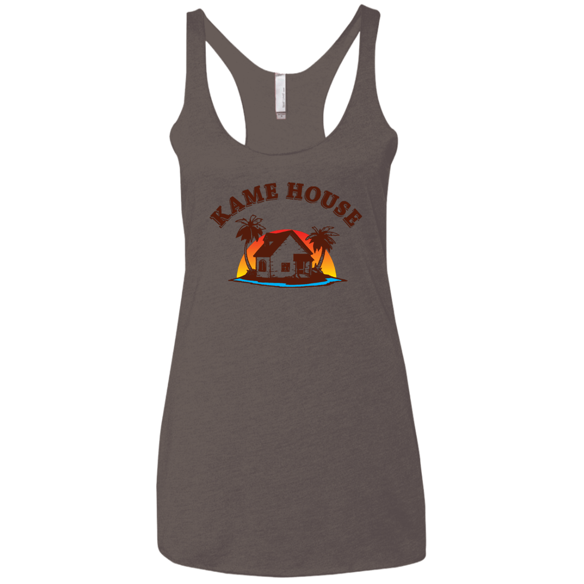 T-Shirts Macchiato / X-Small Kame House Women's Triblend Racerback Tank
