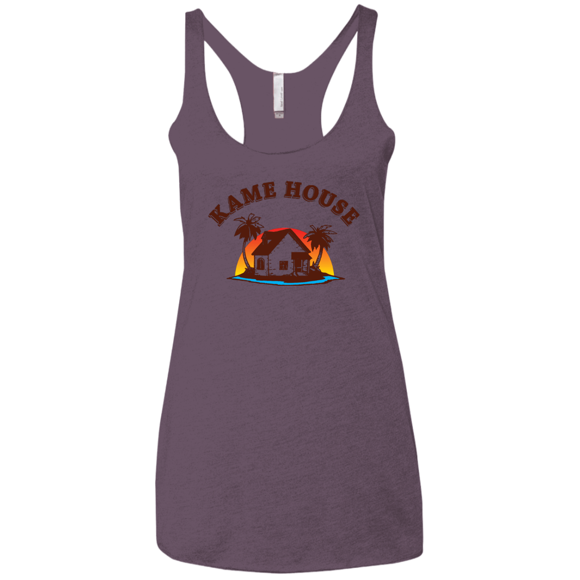 T-Shirts Vintage Purple / X-Small Kame House Women's Triblend Racerback Tank