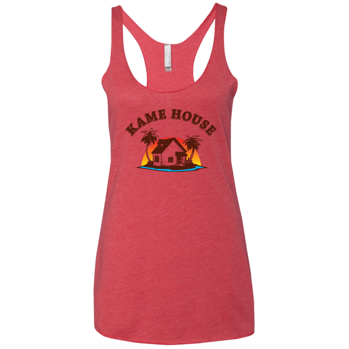 T-Shirts Vintage Red / X-Small Kame House Women's Triblend Racerback Tank