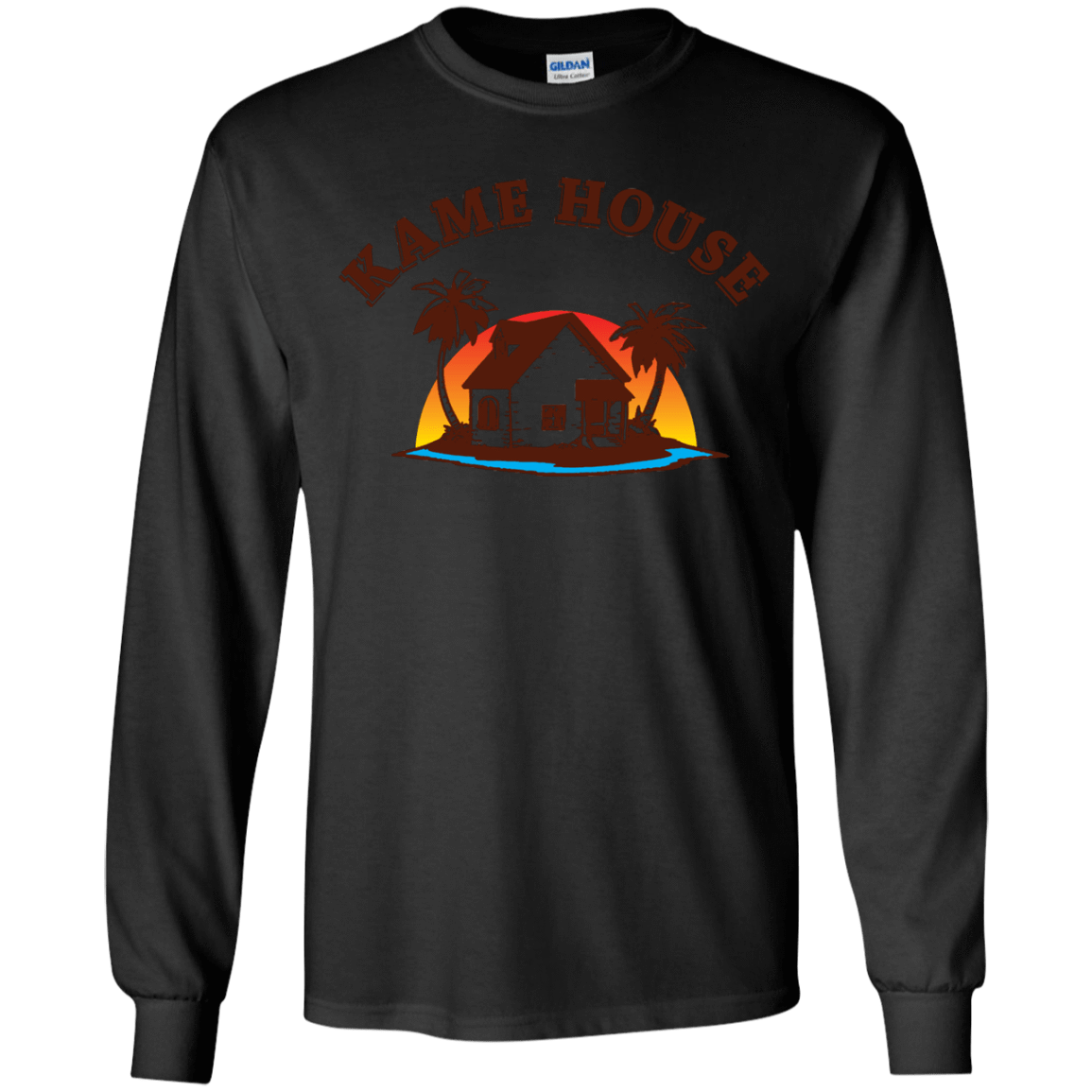 T-Shirts Black / YS Kame House Youth Long Sleeve T-Shirt