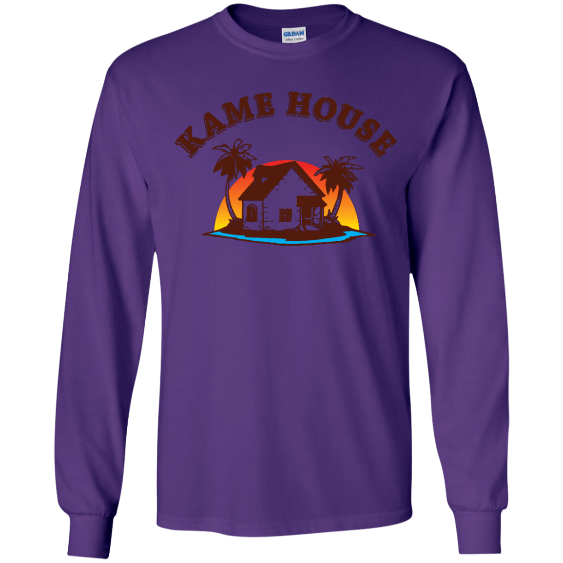 T-Shirts Purple / YS Kame House Youth Long Sleeve T-Shirt
