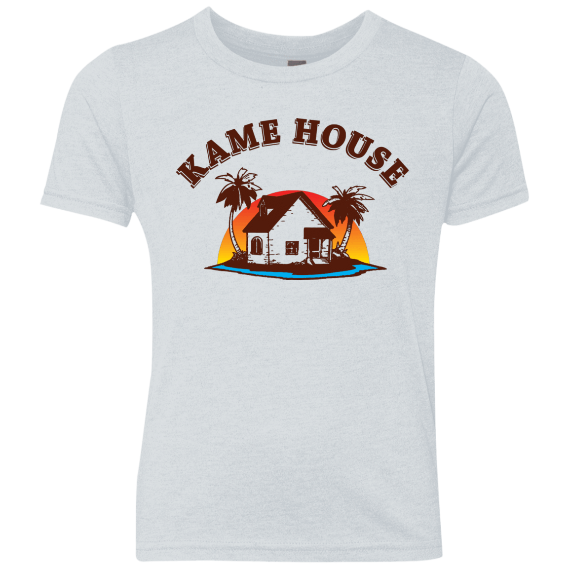 T-Shirts Heather White / YXS Kame House Youth Triblend T-Shirt