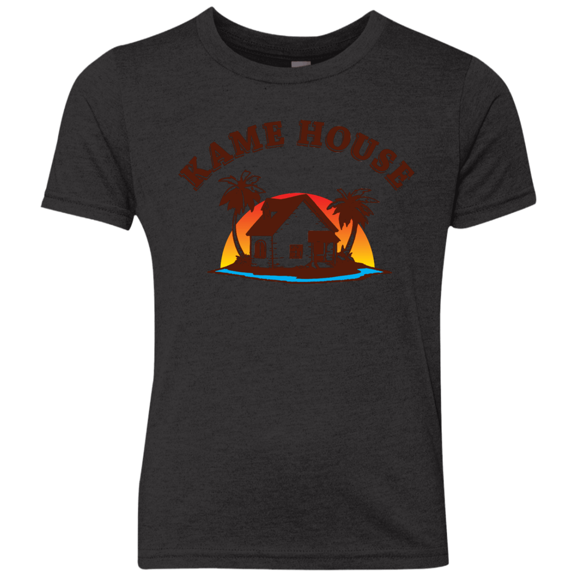 T-Shirts Vintage Black / YXS Kame House Youth Triblend T-Shirt