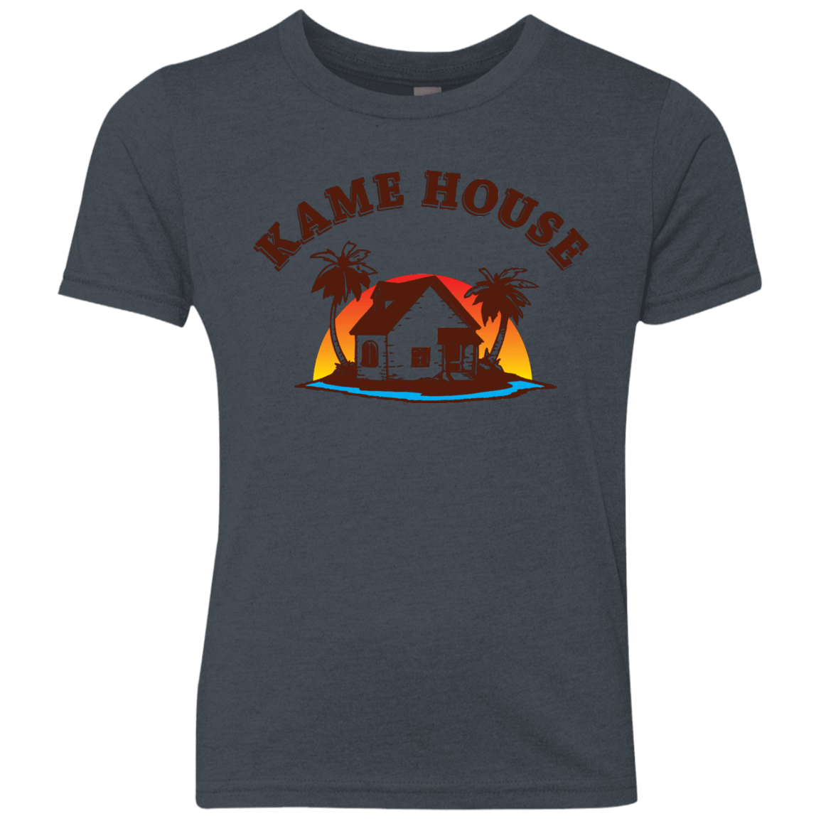T-Shirts Vintage Navy / YXS Kame House Youth Triblend T-Shirt