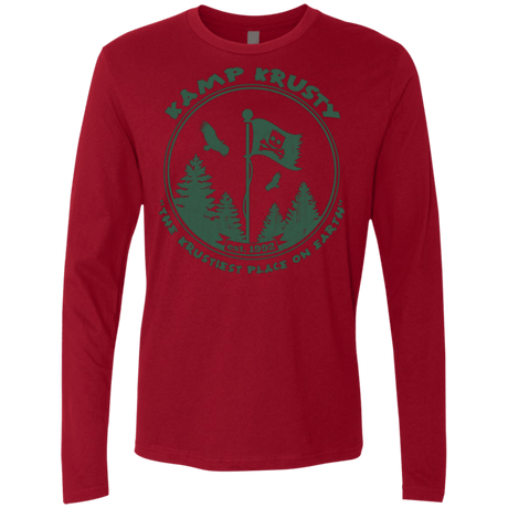 T-Shirts Cardinal / Small Kamp Krusty Men's Premium Long Sleeve