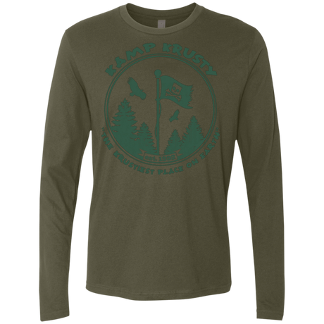 T-Shirts Military Green / Small Kamp Krusty Men's Premium Long Sleeve