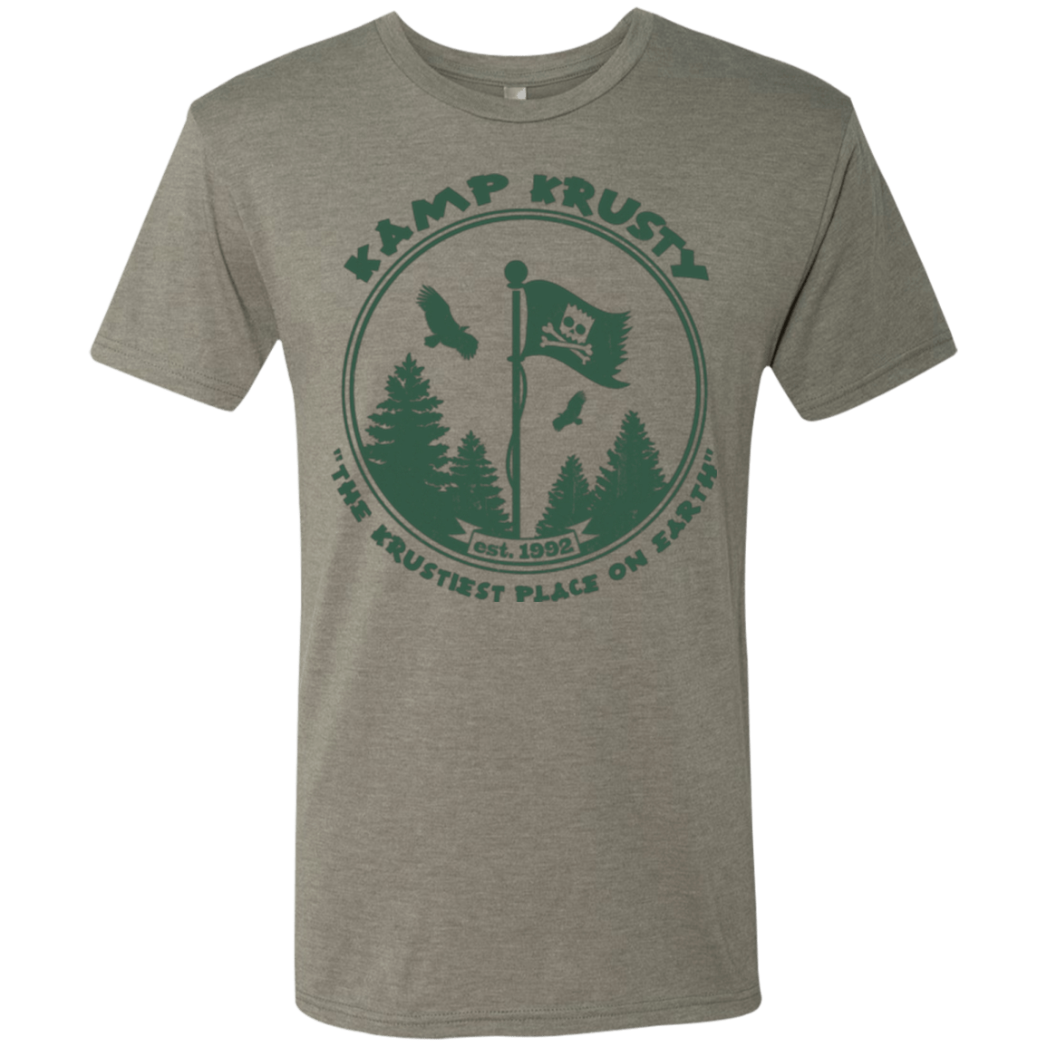 T-Shirts Venetian Grey / Small Kamp Krusty Men's Triblend T-Shirt