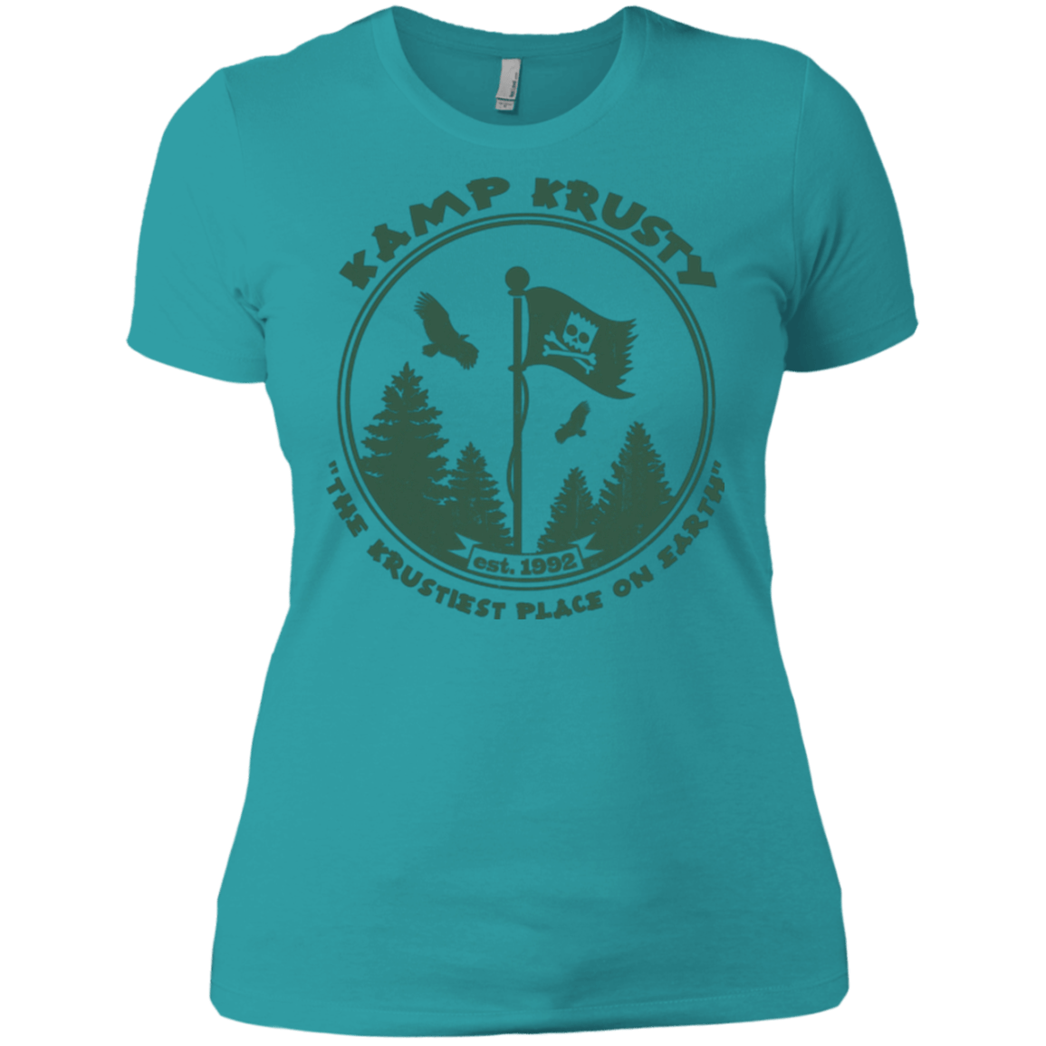 T-Shirts Tahiti Blue / X-Small Kamp Krusty Women's Premium T-Shirt