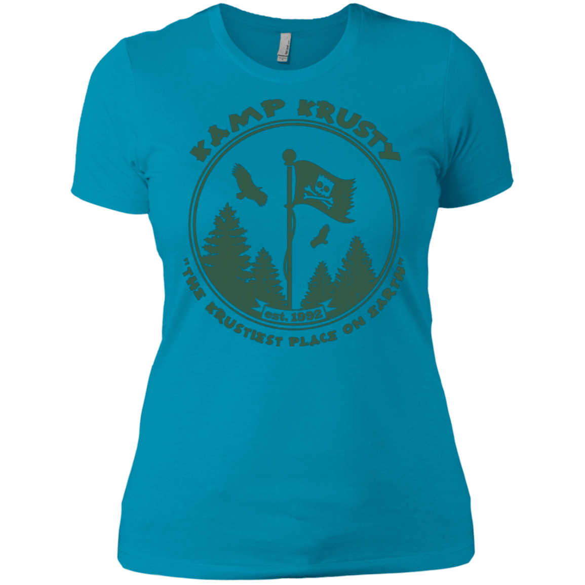T-Shirts Turquoise / X-Small Kamp Krusty Women's Premium T-Shirt