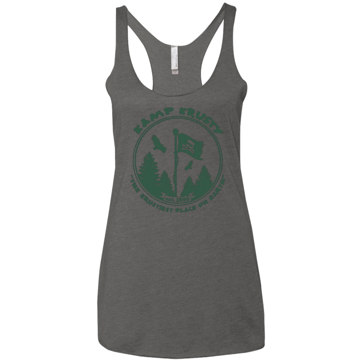 T-Shirts Premium Heather / X-Small Kamp Krusty Women's Triblend Racerback Tank