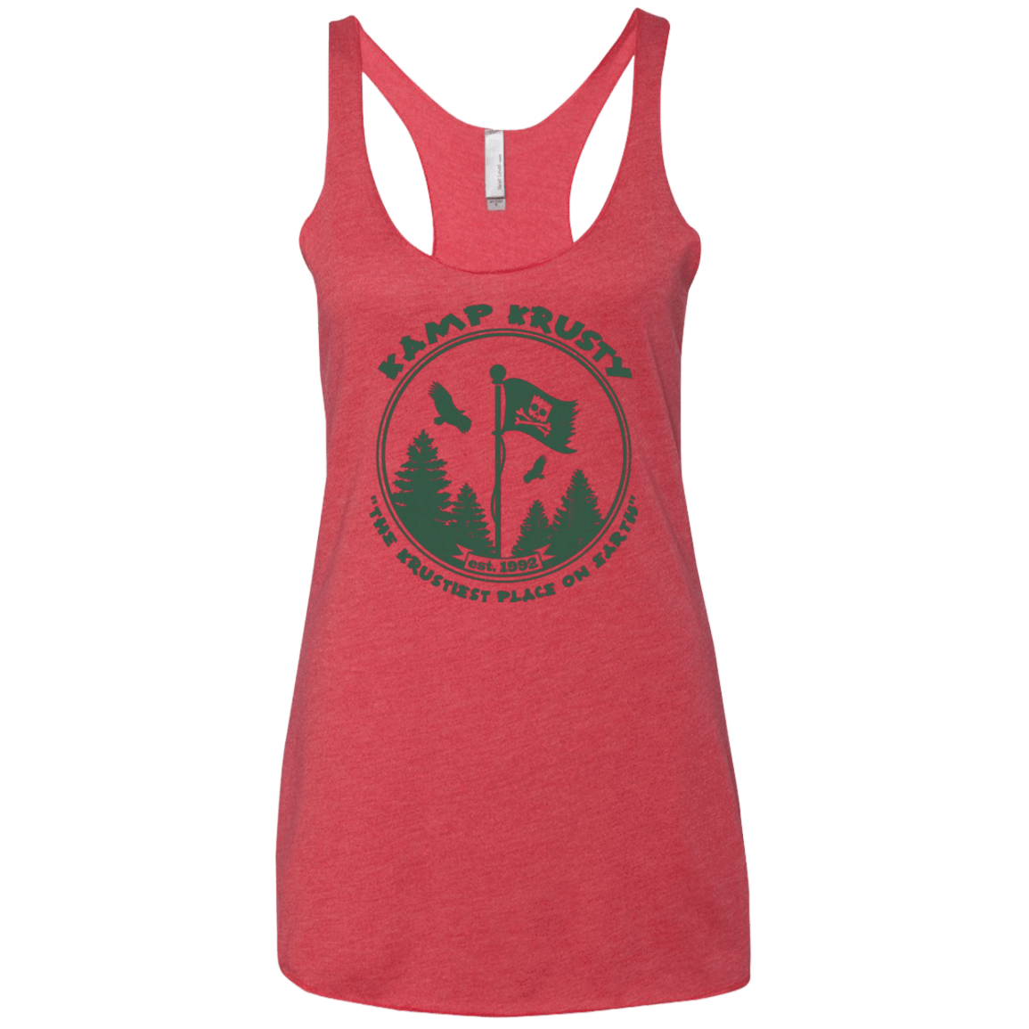 T-Shirts Vintage Red / X-Small Kamp Krusty Women's Triblend Racerback Tank