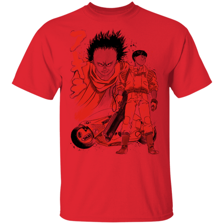 T-Shirts Red / S Kaneda and Tetsuo Sumi-e T-Shirt