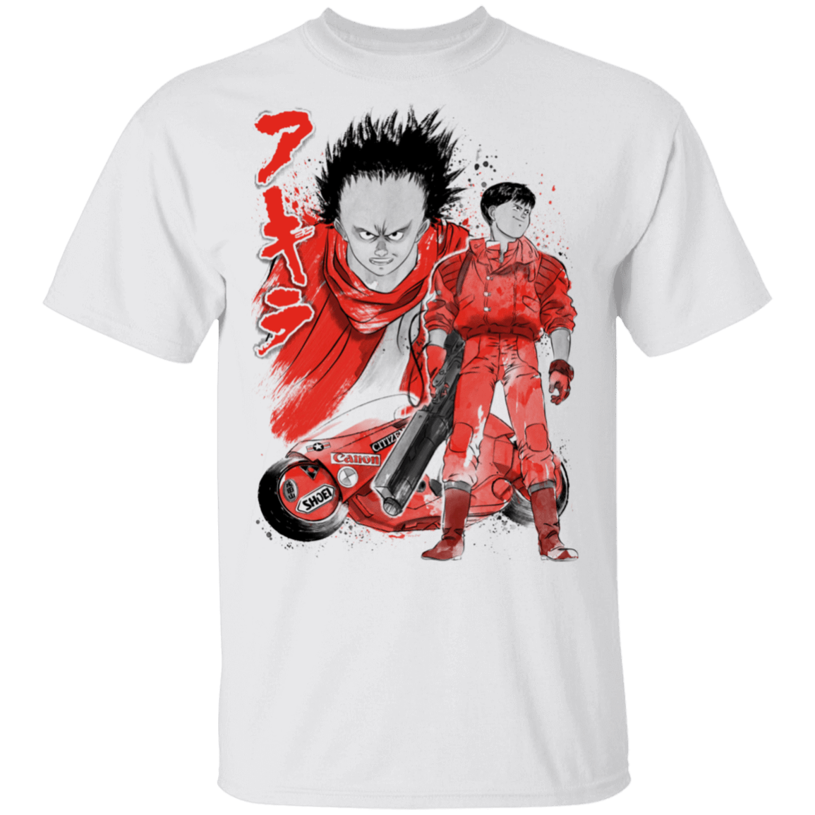 T-Shirts White / S Kaneda and Tetsuo Sumi-e T-Shirt