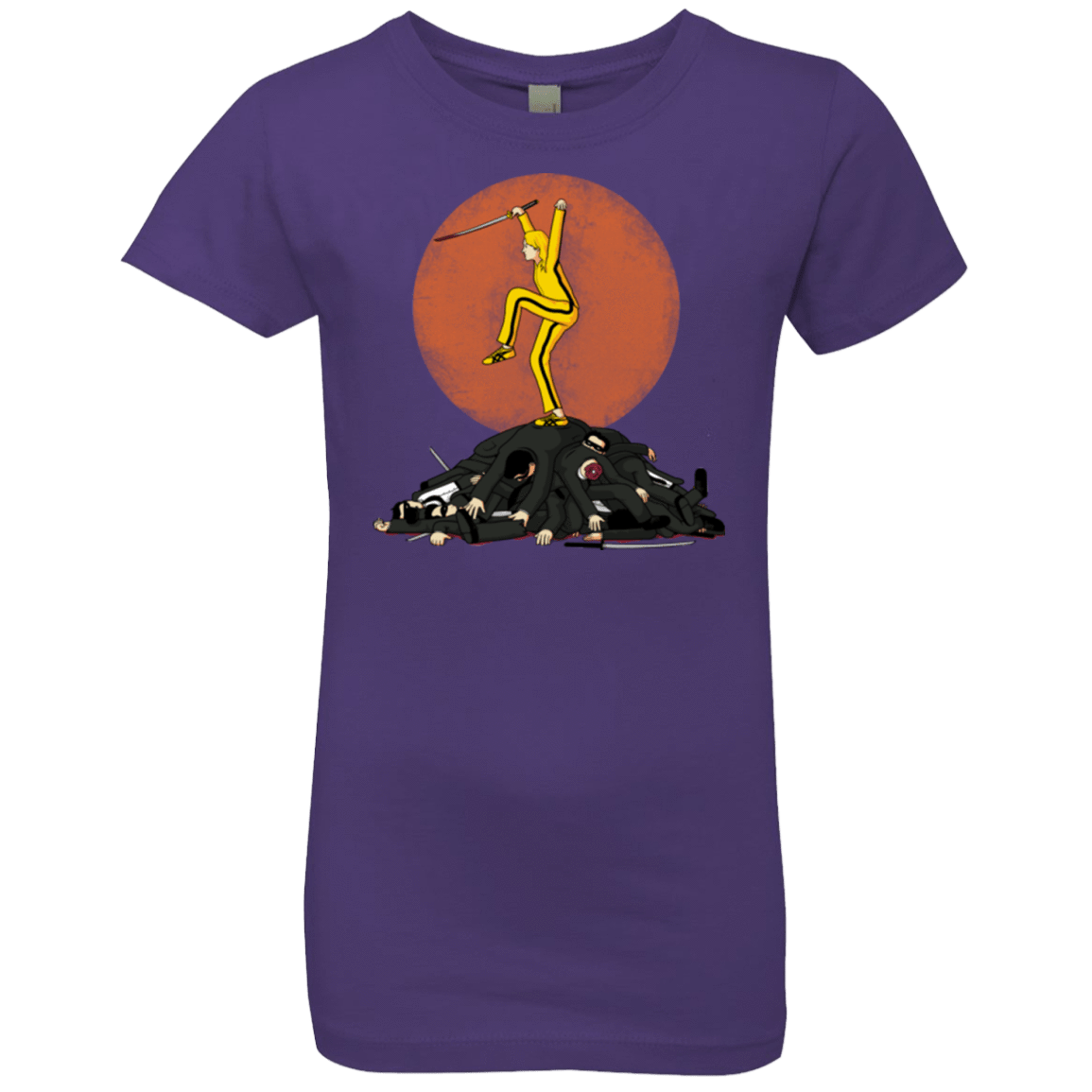 T-Shirts Purple Rush / YXS Karate Bill Girls Premium T-Shirt