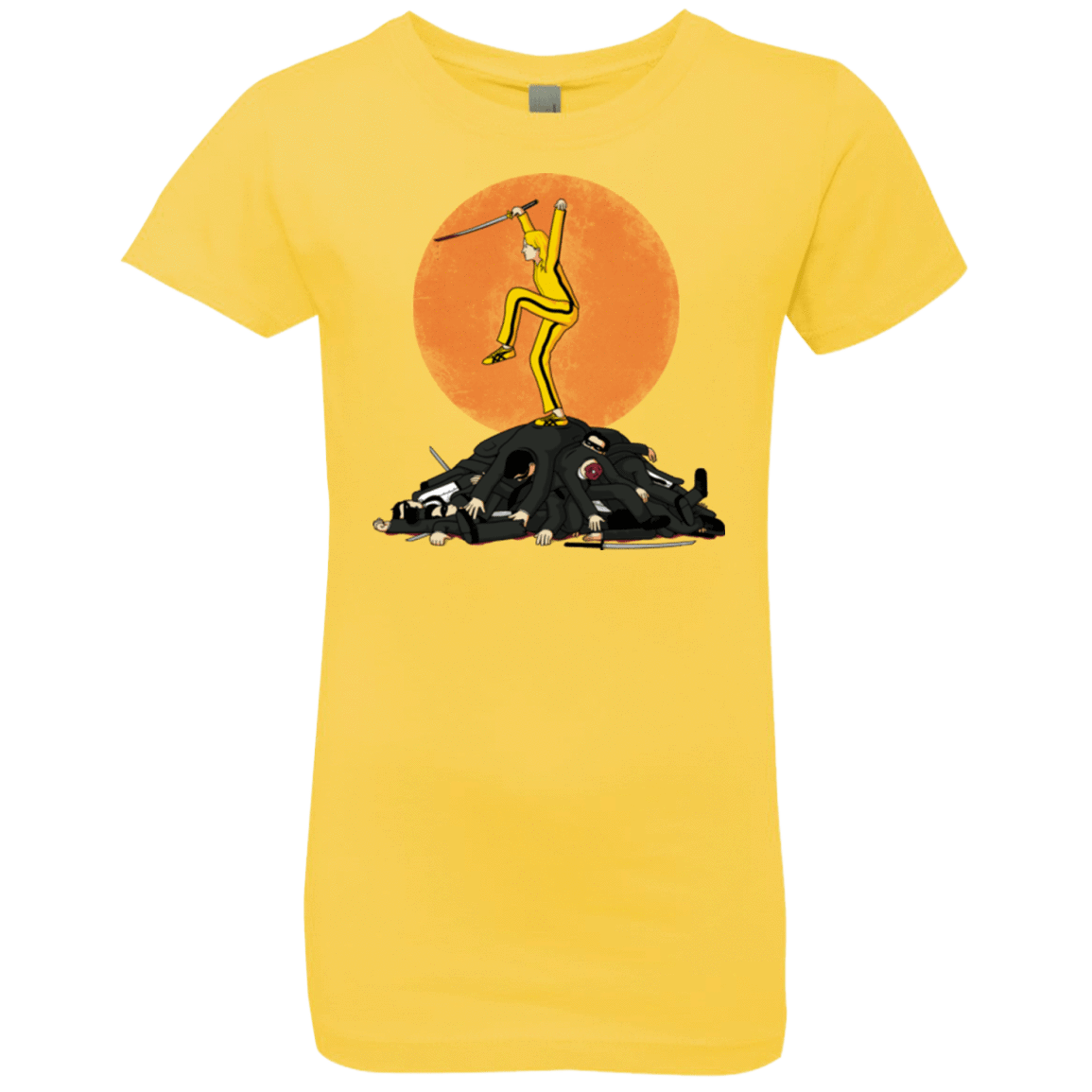 T-Shirts Vibrant Yellow / YXS Karate Bill Girls Premium T-Shirt