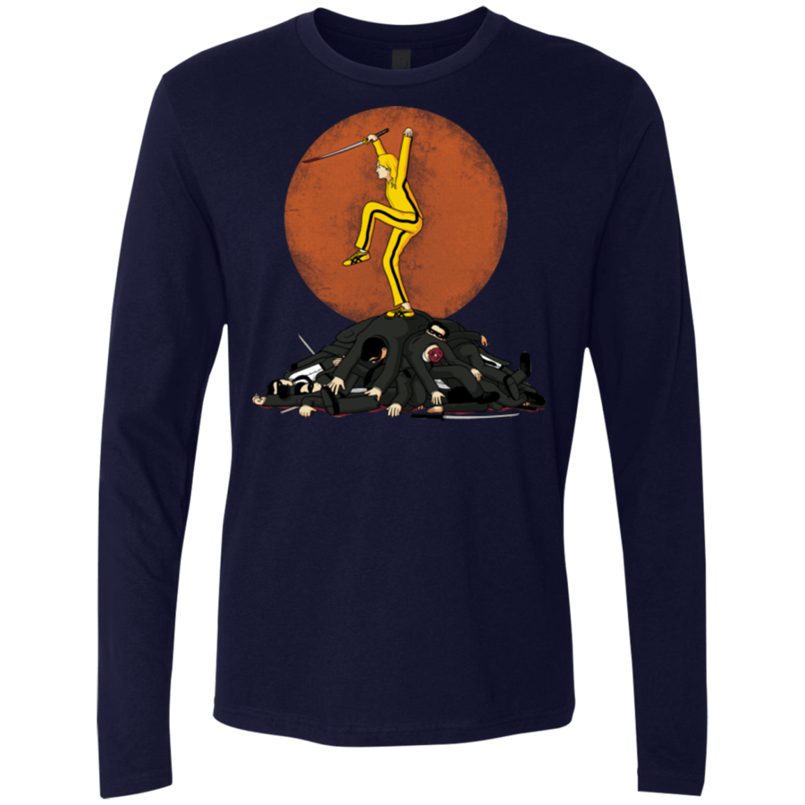 T-Shirts Midnight Navy / Small Karate Bill Men's Premium Long Sleeve