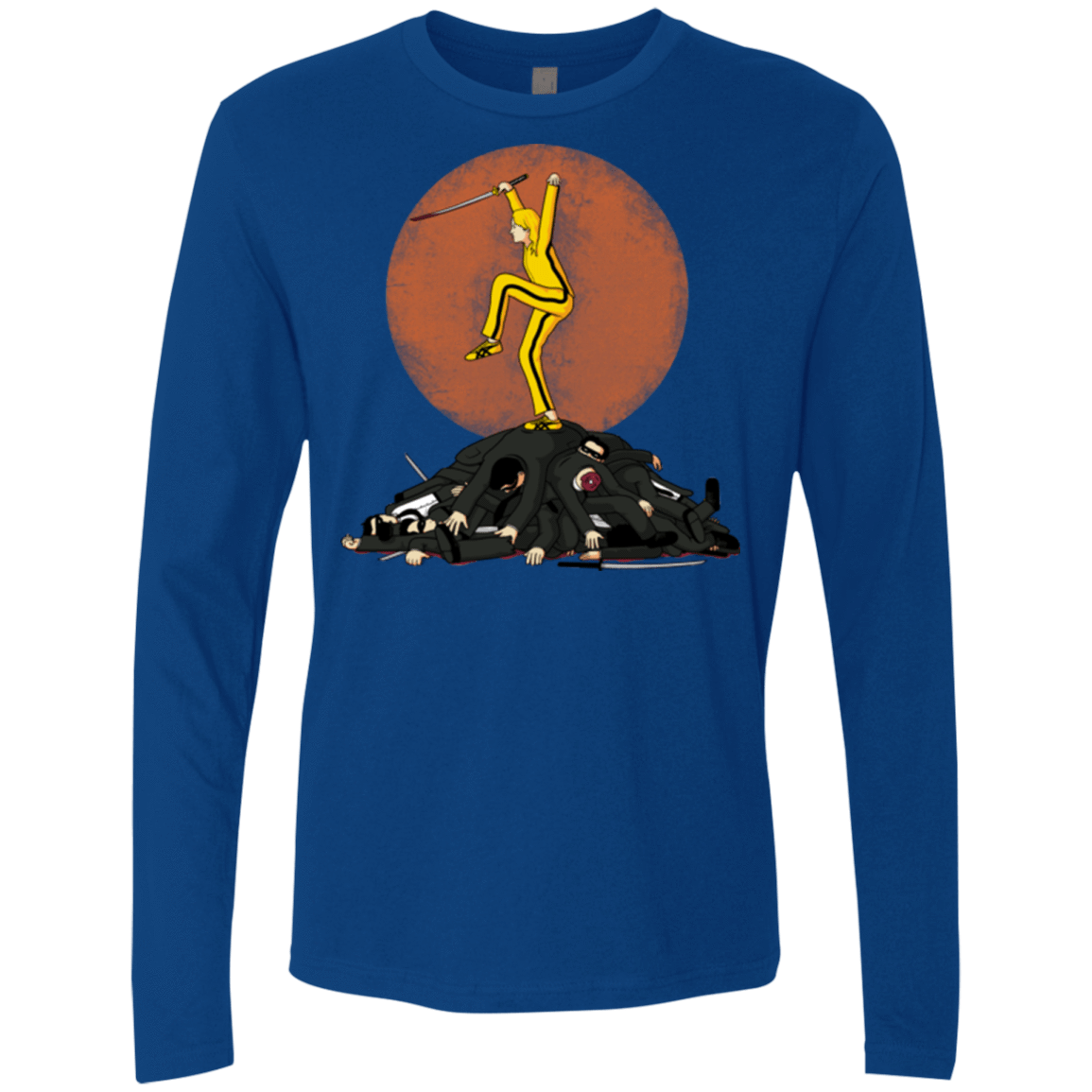 T-Shirts Royal / Small Karate Bill Men's Premium Long Sleeve