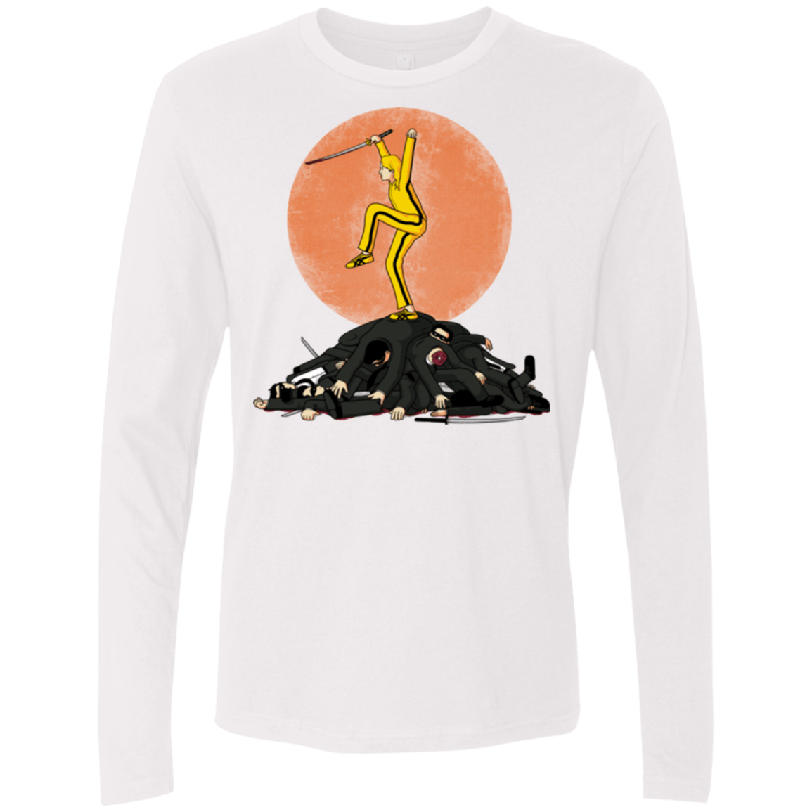 T-Shirts White / Small Karate Bill Men's Premium Long Sleeve