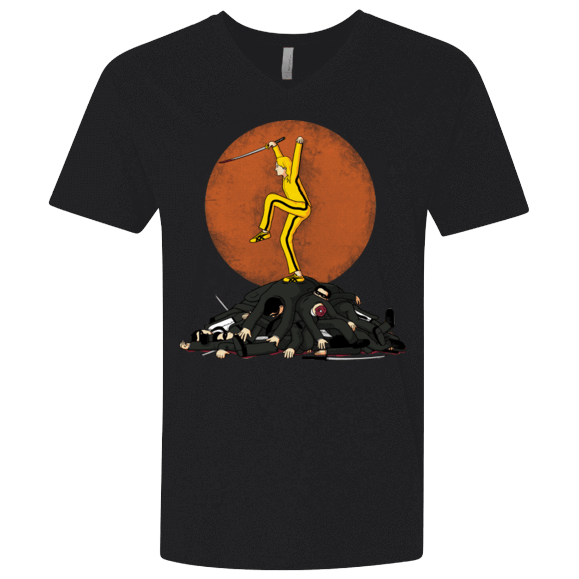 T-Shirts Black / X-Small Karate Bill Men's Premium V-Neck