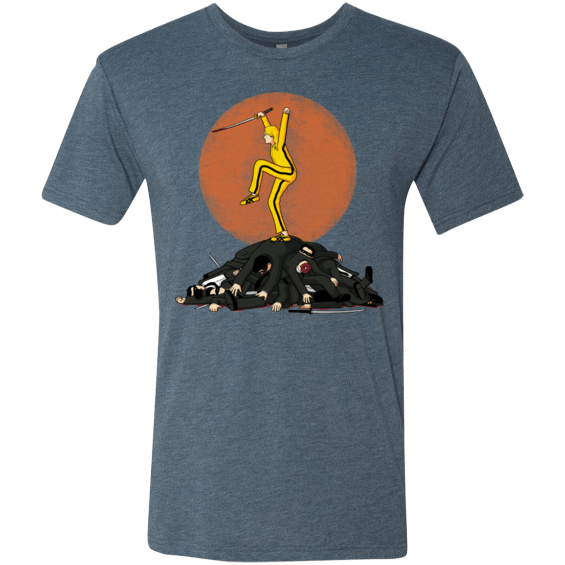 T-Shirts Indigo / Small Karate Bill Men's Triblend T-Shirt