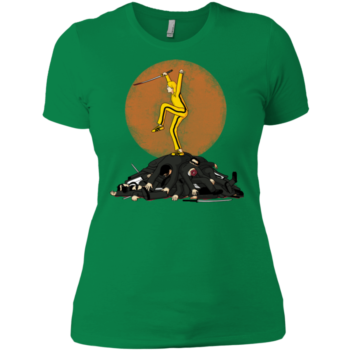 T-Shirts Kelly Green / X-Small Karate Bill Women's Premium T-Shirt