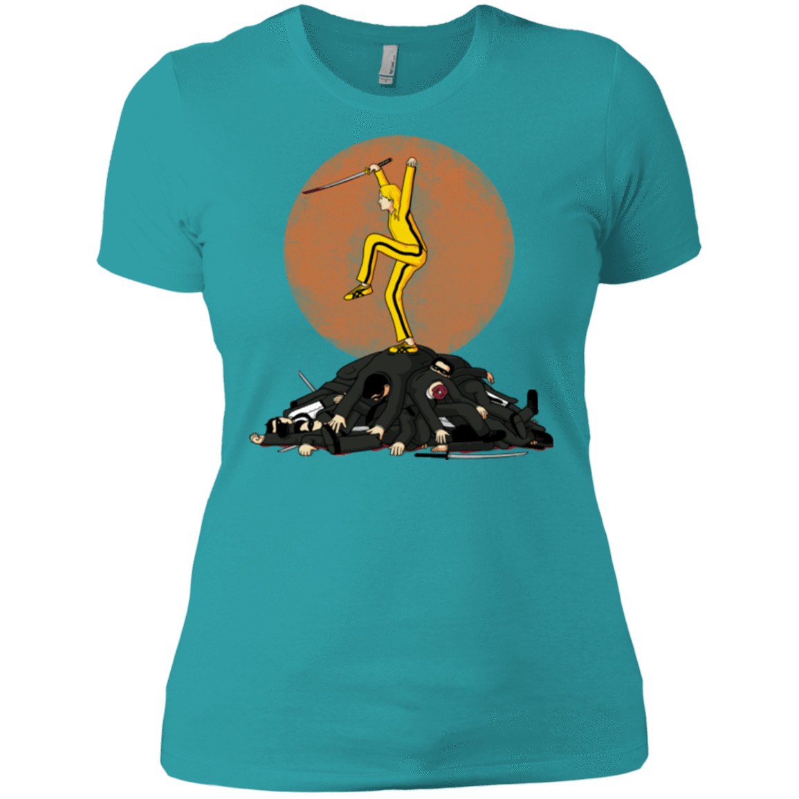 T-Shirts Tahiti Blue / X-Small Karate Bill Women's Premium T-Shirt