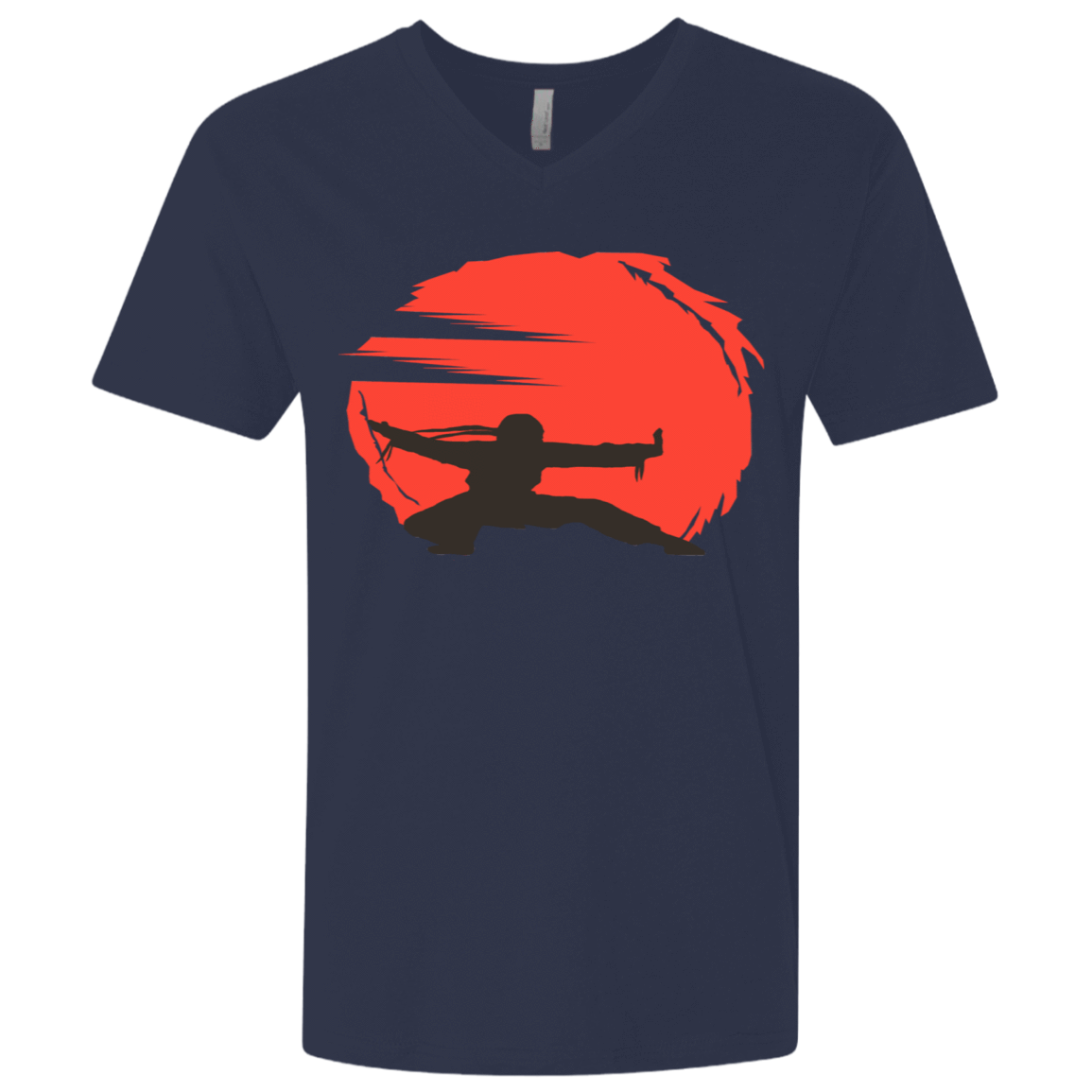 T-Shirts Midnight Navy / X-Small Karate Men's Premium V-Neck