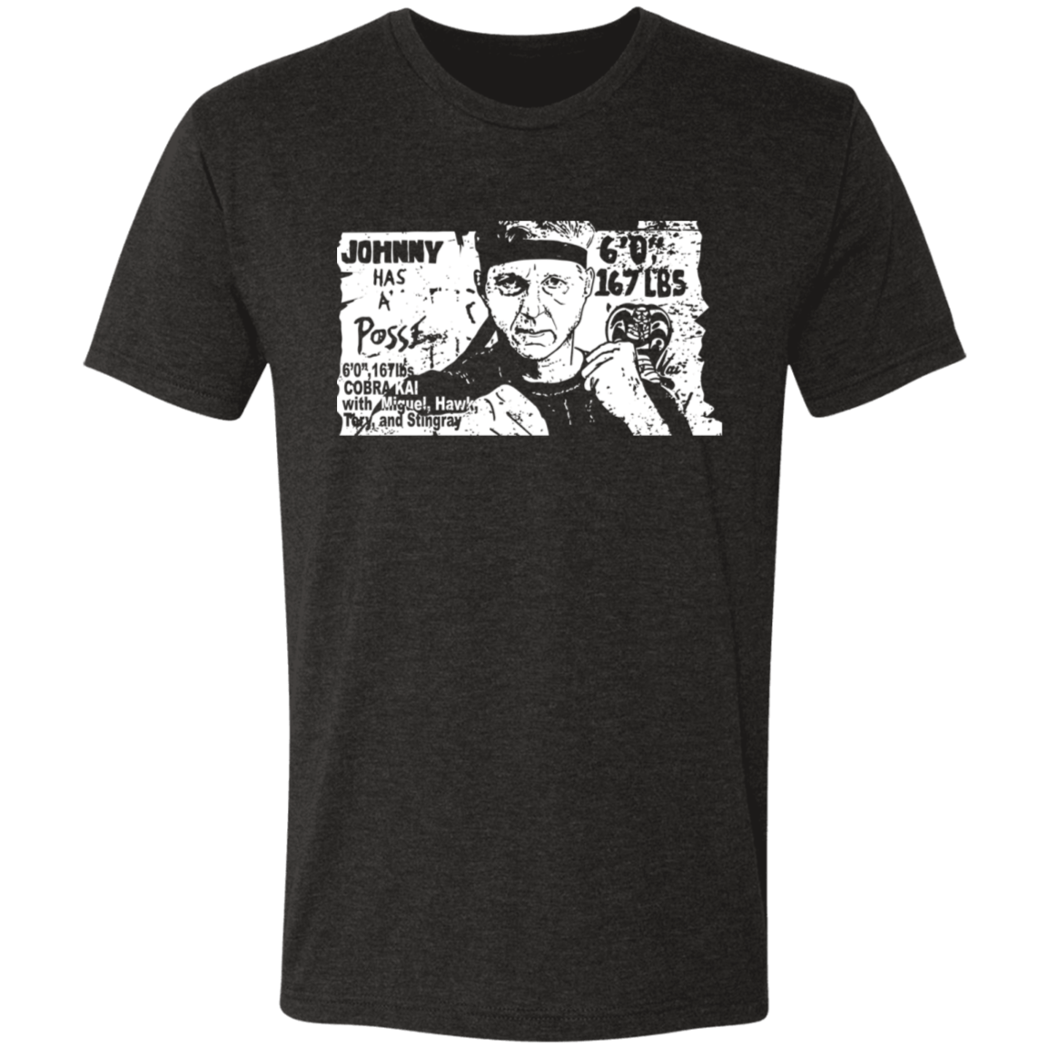 T-Shirts Vintage Black / S Karate Posse Men's Triblend T-Shirt