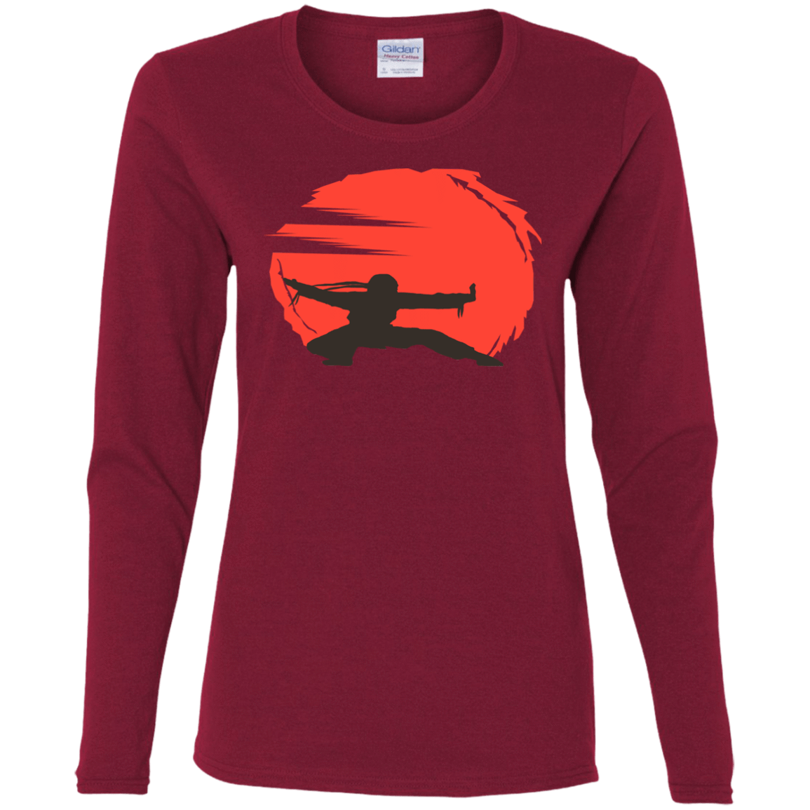 T-Shirts Cardinal / S Karate Women's Long Sleeve T-Shirt
