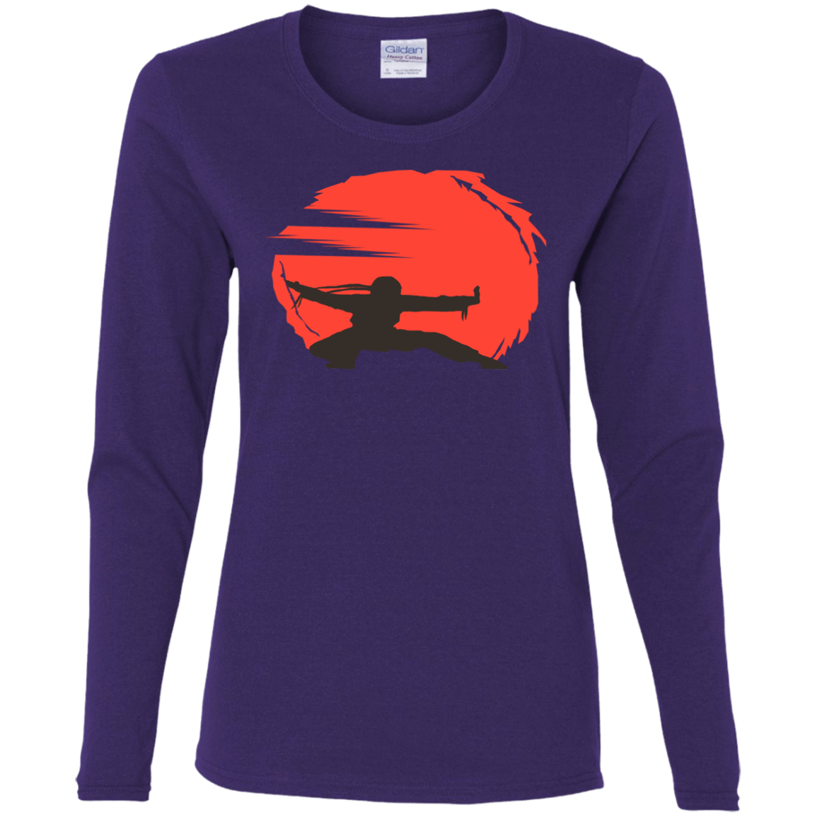 T-Shirts Purple / S Karate Women's Long Sleeve T-Shirt