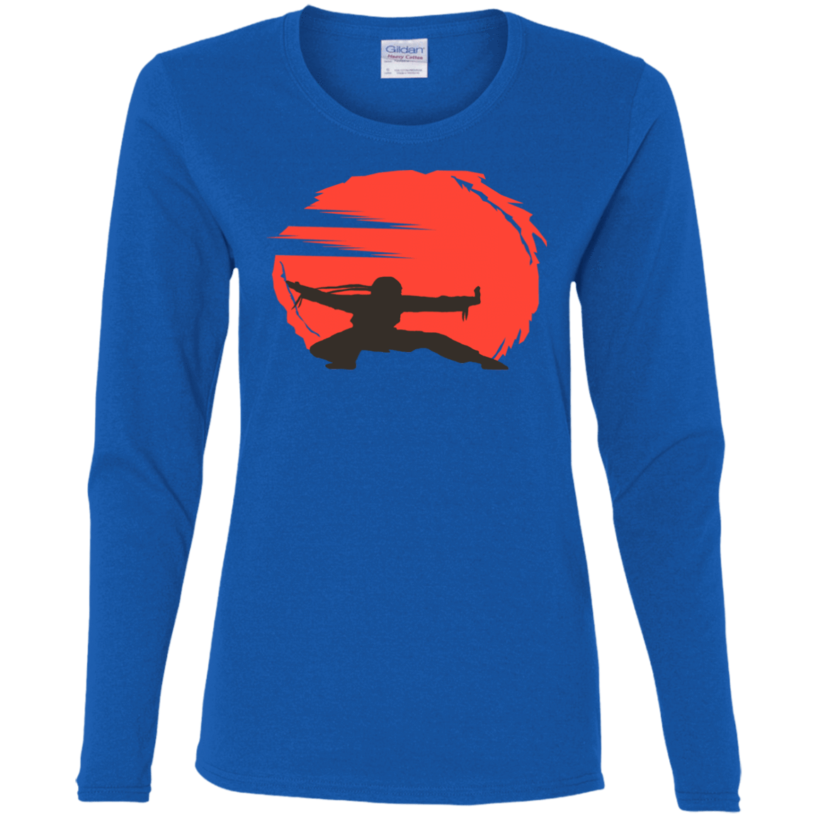 T-Shirts Royal / S Karate Women's Long Sleeve T-Shirt