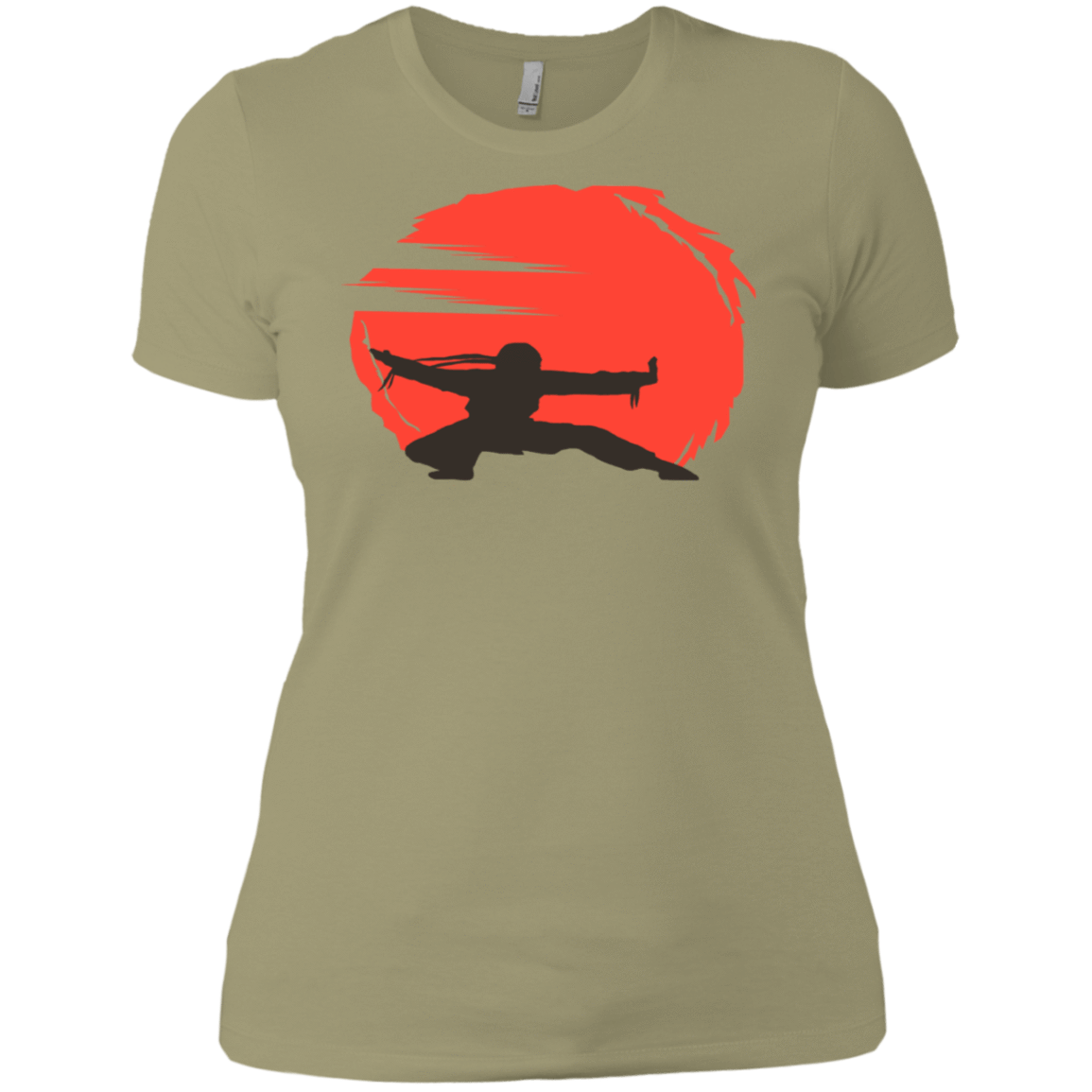 T-Shirts Light Olive / X-Small Karate Women's Premium T-Shirt